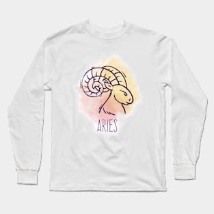 Aries Sign Long Sleeve T-Shirt